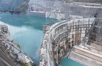 世界最长胶带机骨料运输系统助力巨型水电站建设